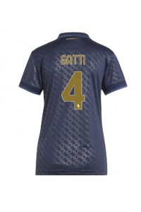 Juventus Federico Gatti #4 Fotballdrakt Tredje Klær Dame 2024-25 Korte ermer